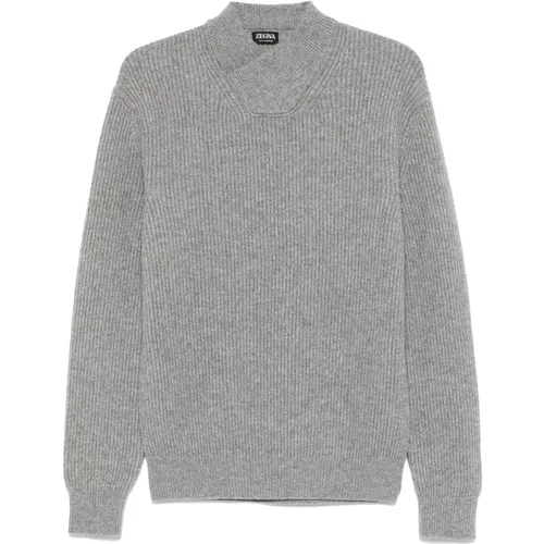 Luxury Cashmere Knitwear Made in Italy , male, Sizes: XL - Ermenegildo Zegna - Modalova