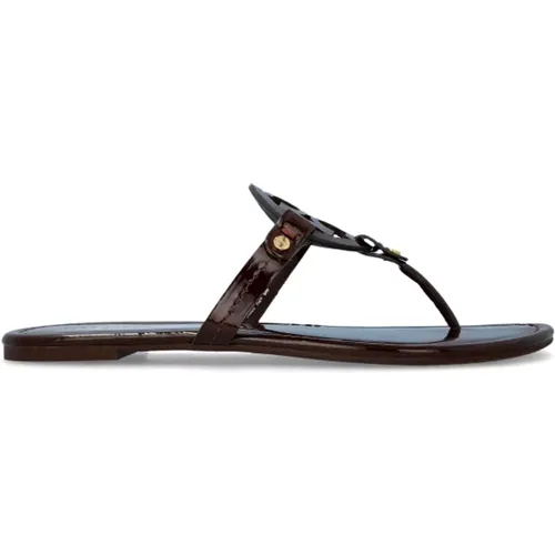 Flip Flops, female, , Size: 8 1/2 US Leather Flip-Flops - TORY BURCH - Modalova