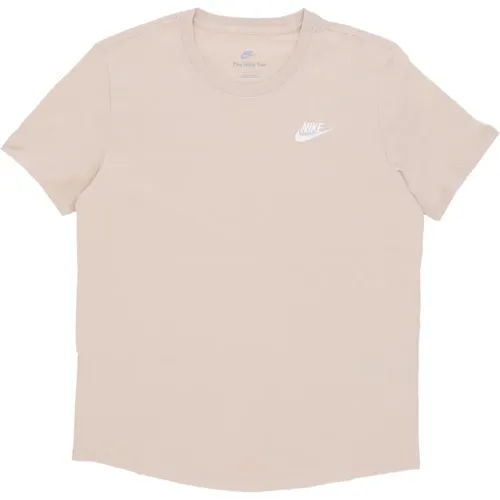 Sportswear Club Tee Sanddrift/white T-shirt , female, Sizes: S, XS - Nike - Modalova