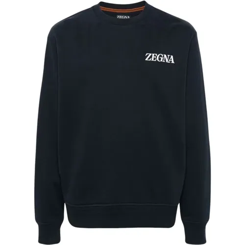 Zegna Sweaters , male, Sizes: 2XL, XL, 3XL - Ermenegildo Zegna - Modalova