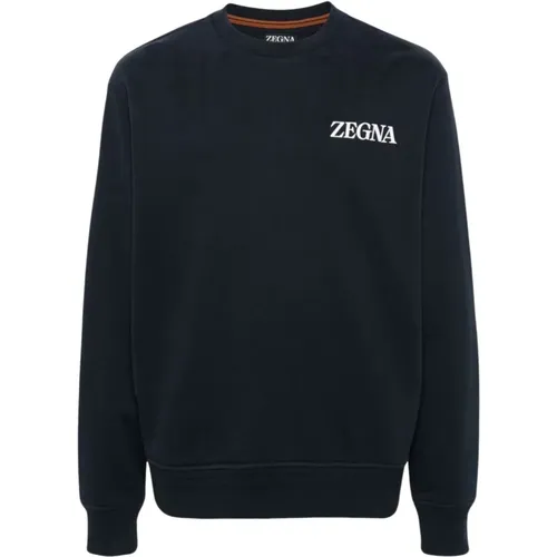 Zegna Sweaters , male, Sizes: L, 2XL, XL, M, S, 3XL - Ermenegildo Zegna - Modalova