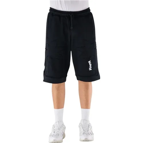 Cotton Casual Palm Stitch Shorts , male, Sizes: XL, M, L - Disclaimer - Modalova