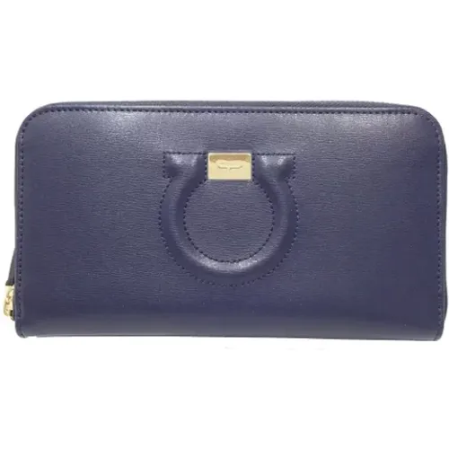 Pre-owned Wallets, female, , Size: ONE SIZE Pre-owned Leather wallets - Salvatore Ferragamo Pre-owned - Modalova