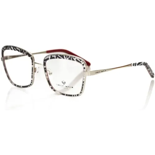 Glasses, female, , Size: ONE SIZE Zebra Pattern Square Eyeglasses - Frankie Morello - Modalova