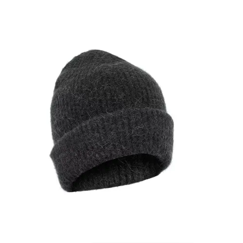 Alphagz Knit Hat Charcoal Melange , female, Sizes: ONE SIZE - Gestuz - Modalova