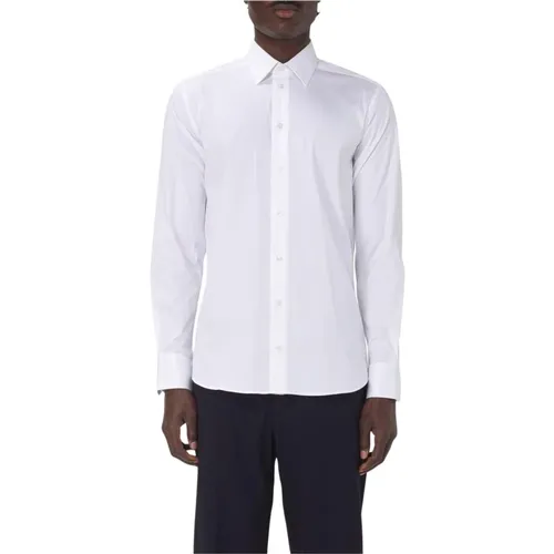 Formal Shirts, male, , Size: XL Stylish Long Sleeve Dress Shirt - Emporio Armani - Modalova