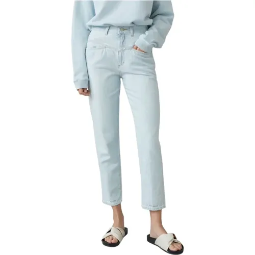 Ecological Denim Straight Jeans , female, Sizes: L, XL - closed - Modalova