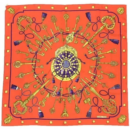 Pre-owned Scarves, female, , Size: ONE SIZE Pre-owned Silk scarves - Hermès Vintage - Modalova