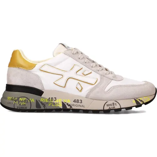 White Gold Mick Sneakers , male, Sizes: 10 UK, 11 UK - Premiata - Modalova