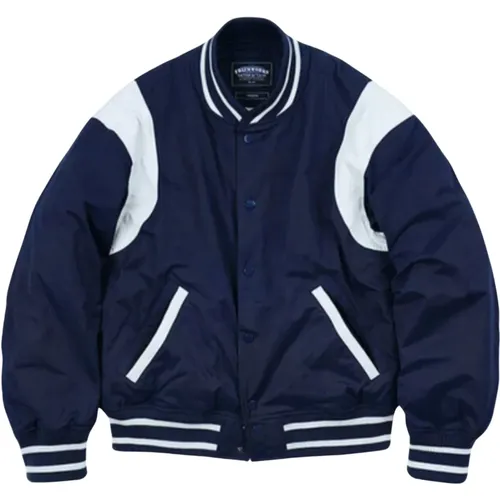 Casual Varsity Jacket with Clean Details , male, Sizes: XL, M - Frizmworks - Modalova