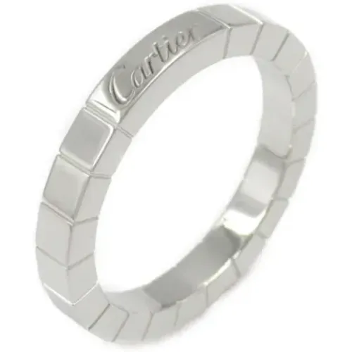 Pre-owned Jewellery, female, , Size: ONE SIZE Pre-owned White Gold rings - Cartier Vintage - Modalova