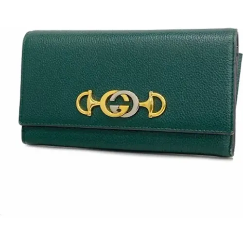 Pre-owned Leder portemonnaies - Gucci Vintage - Modalova