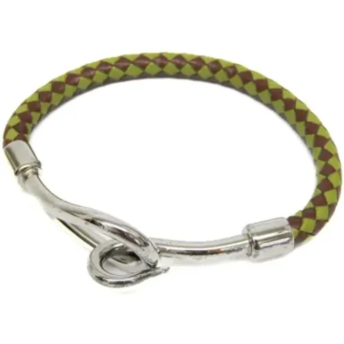 Pre-owned Jewellery, female, , Size: ONE SIZE Pre-owned Leather bracelets - Hermès Vintage - Modalova