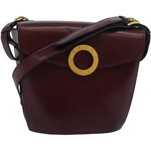 Pre-owned Cross Body Bags, female, , Size: ONE SIZE Pre-owned Leather celine-bags - Celine Vintage - Modalova