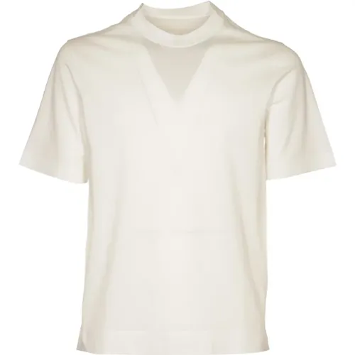 Weiße Premium Piquet T-shirts und Polos , Herren, Größe: S - Circolo 1901 - Modalova