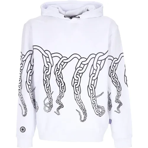 Hoodies, male, , Size: XL Lightweight Hooded Sweatshirt Chain Hoodie - Octopus - Modalova