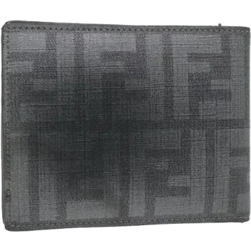 Pre-owned Wallets, female, , Size: ONE SIZE Pre-owned Canvas wallets - Fendi Vintage - Modalova