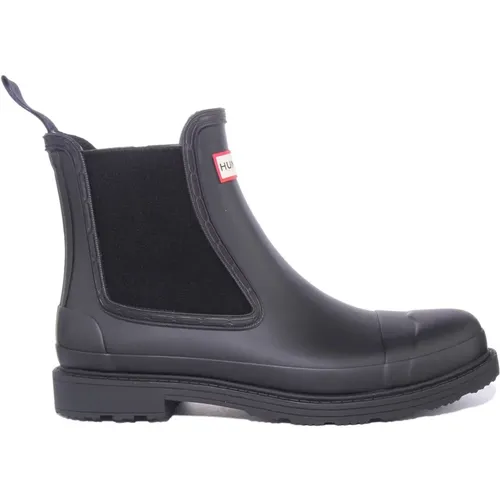 Commando Chelsea Boots Men , male, Sizes: 9 UK - Hunter - Modalova