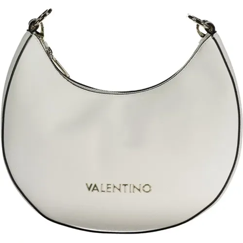 Weiße Polyethylen-Handtasche mit Kettenriemen , Damen, Größe: ONE Size - Valentino by Mario Valentino - Modalova