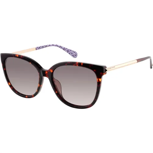 Britton/G/S Sunglasses in Havana/ Shaded , female, Sizes: 55 MM - Kate Spade - Modalova