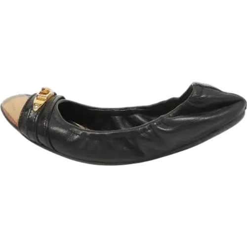 Pre-owned Leather flats , female, Sizes: 2 UK - Burberry Vintage - Modalova