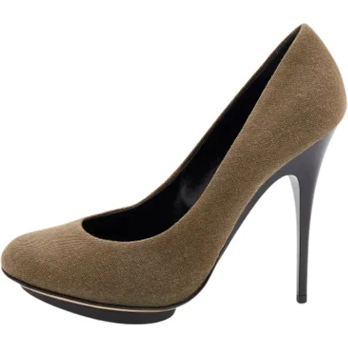 Pre-owned Pumps, female, , Size: 10 US Pre-owned Canvas heels - Giuseppe Zanotti Pre-owned - Modalova