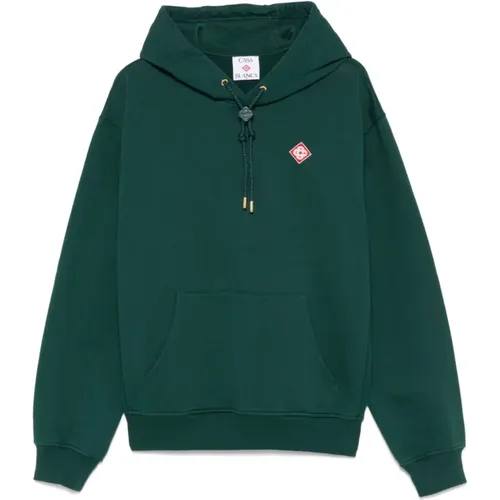 Hoodies, male, , Size: M Verde Sweatshirt Ss25 - Casablanca - Modalova