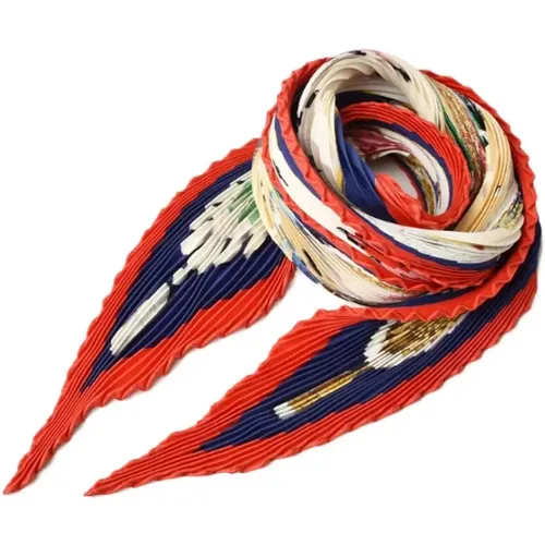 Pre-owned Scarves, female, , Size: ONE SIZE Pre-owned Canvas scarves - Hermès Vintage - Modalova