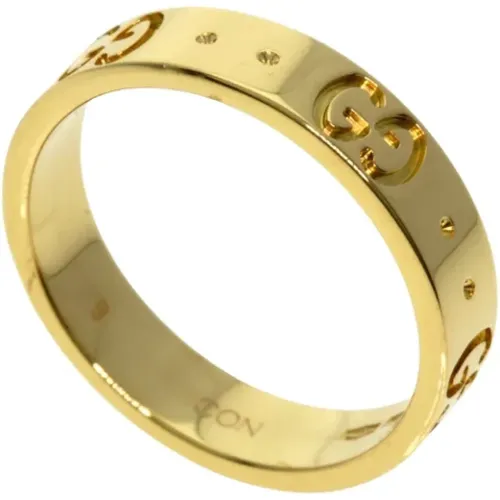 Pre-owned Jewellery, female, , Size: ONE SIZE Pre-owned Gold rings - Gucci Vintage - Modalova