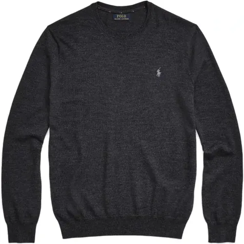 Merino Wool Crewneck Pullover , male, Sizes: M, L, XL, 2XL, S - Ralph Lauren - Modalova