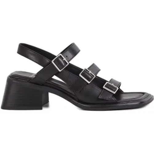 Leather Buckle Sandals , female, Sizes: 6 UK, 5 UK, 4 UK, 8 UK - Vagabond Shoemakers - Modalova