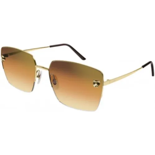 Sunglasses, unisex, , Size: ONE SIZE Stylish Ct0333S Sunglasses - Cartier - Modalova