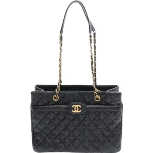 Pre-owned Leather chanel-bags , female, Sizes: ONE SIZE - Chanel Vintage - Modalova