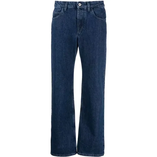 Gerades Jeans , Damen, Größe: W26 - Off White - Modalova