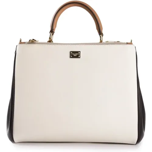 Color Block Shopping Tote Bag , female, Sizes: ONE SIZE - Dolce & Gabbana - Modalova