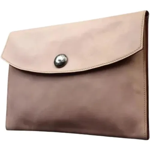 Pre-owned Clutches, female, , Size: ONE SIZE Pre-owned Canvas clutches - Hermès Vintage - Modalova