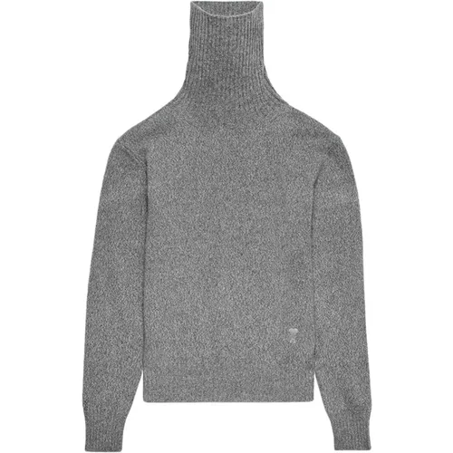 Cashmere Turtleneck , male, Sizes: L - Ami Paris - Modalova