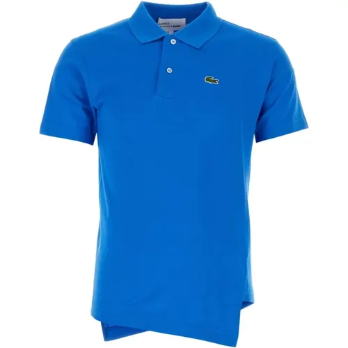 Cerulean Blaues Piquet Polo Shirt , Herren, Größe: M - Comme des Garçons - Modalova