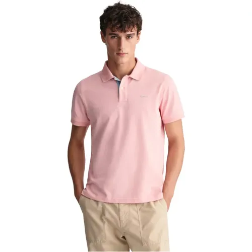 Kontrast Piqué Poloshirt Gant - Gant - Modalova