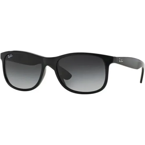 Klassische Schwarze Sonnenbrille , unisex, Größe: 55 MM - Ray-Ban - Modalova