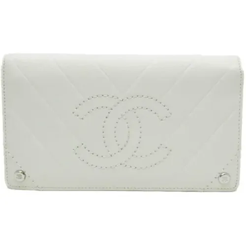 Pre-owned Leather wallets , female, Sizes: ONE SIZE - Chanel Vintage - Modalova