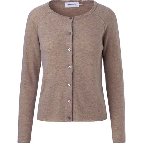 Soft Wool Cardigan Grey Mel , female, Sizes: M, S, XL - Rosemunde - Modalova