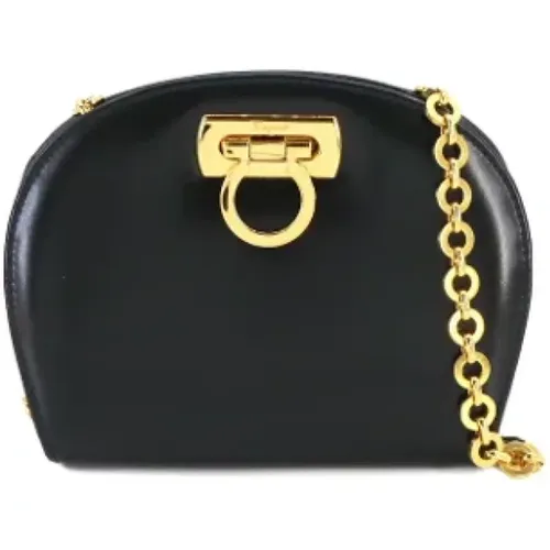 Pre-owned Leather shoulder-bags , female, Sizes: ONE SIZE - Salvatore Ferragamo Pre-owned - Modalova