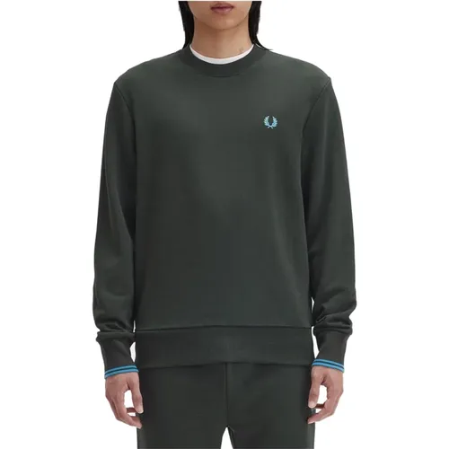 Classic French Terry Cotton Sweatshirt , male, Sizes: XS - Fred Perry - Modalova