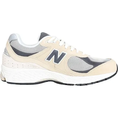 Sneakers, male, , Size: 8 1/2 US Beige Grey White Sneakers 2002R - New Balance - Modalova