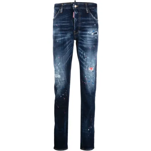 Slim-fit Jeans , male, Sizes: 2XL, XL, M, 4XL, L, 3XL, S - Dsquared2 - Modalova