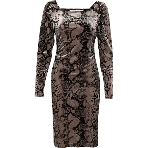 Elegantes Sandy Snake Kleid , Damen, Größe: 3XL - InWear - Modalova