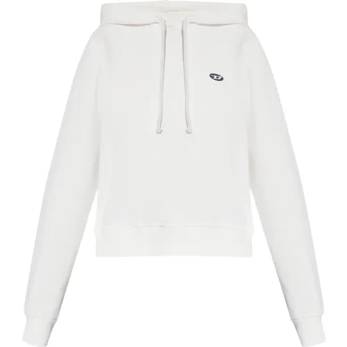 F-Reggy patched hoodie , female, Sizes: S, L, XS, M - Diesel - Modalova