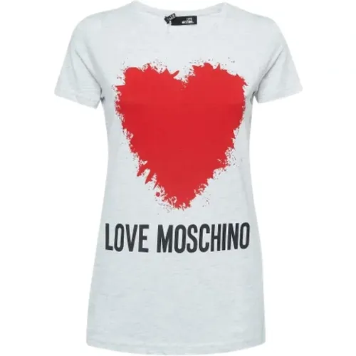Pre-owned Cotton tops , female, Sizes: S - Moschino Pre-Owned - Modalova