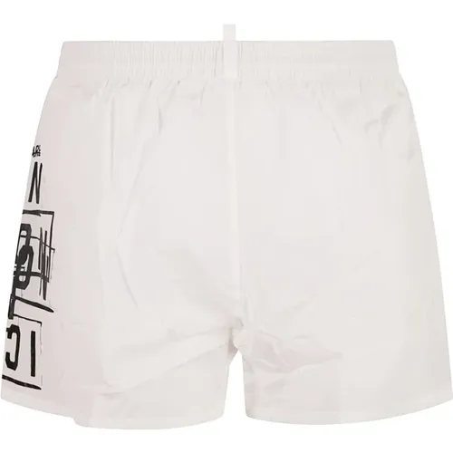 Sea Clothing - Boxer Midi , male, Sizes: S - Dsquared2 - Modalova